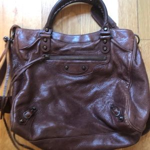 Balenciaga Velo castagna 2010 leather Bag large